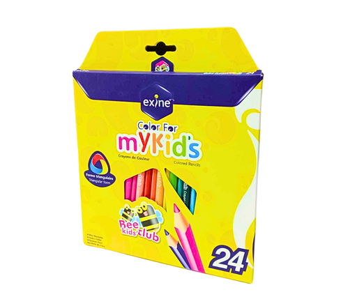 [IS01006] CRAYONS COULEUR EXINE 24 PC GM