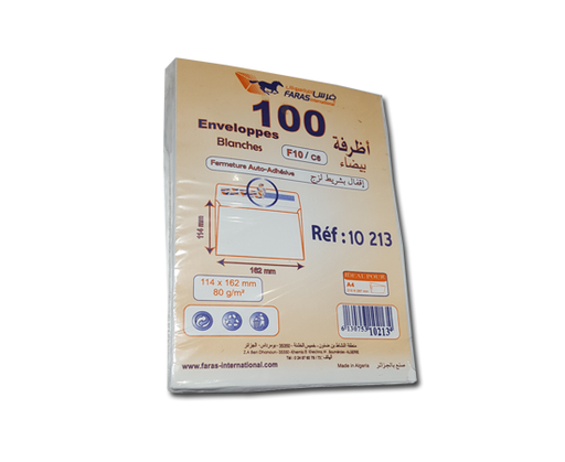 [F10P] ENVELOPPES F10 50P