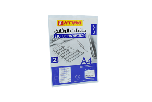 [TE3547] ETUI DE PROTECTION POUR DOCUMENT A4 TECHNO
